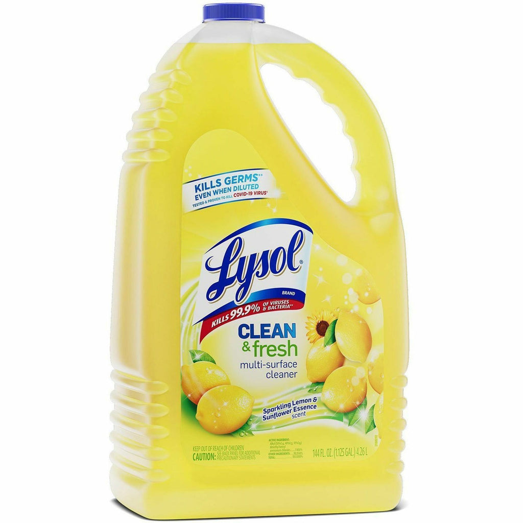 Lysol Clean/Fresh Lemon Cleaner 4/CS