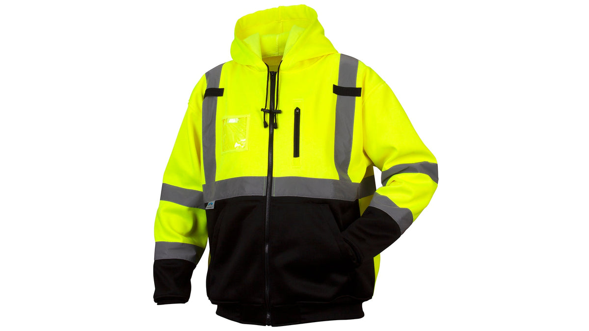 RSZH33 Class 3 Zipper Safety Sweatshirt