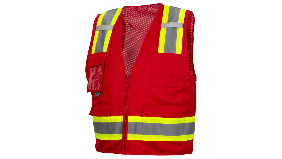 RVZ24 Clear-Pocket Safety Vest