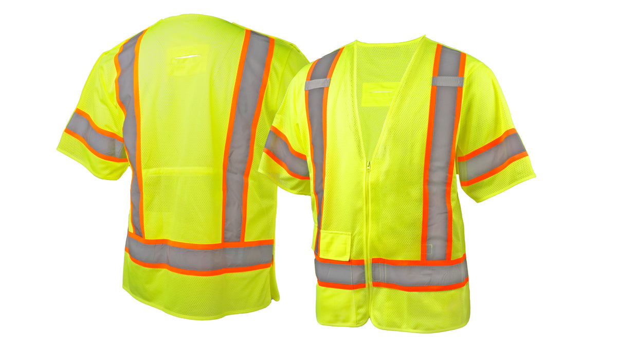 RVZ3810BR Class 3 Surveyor's Breakaway Safety Vest