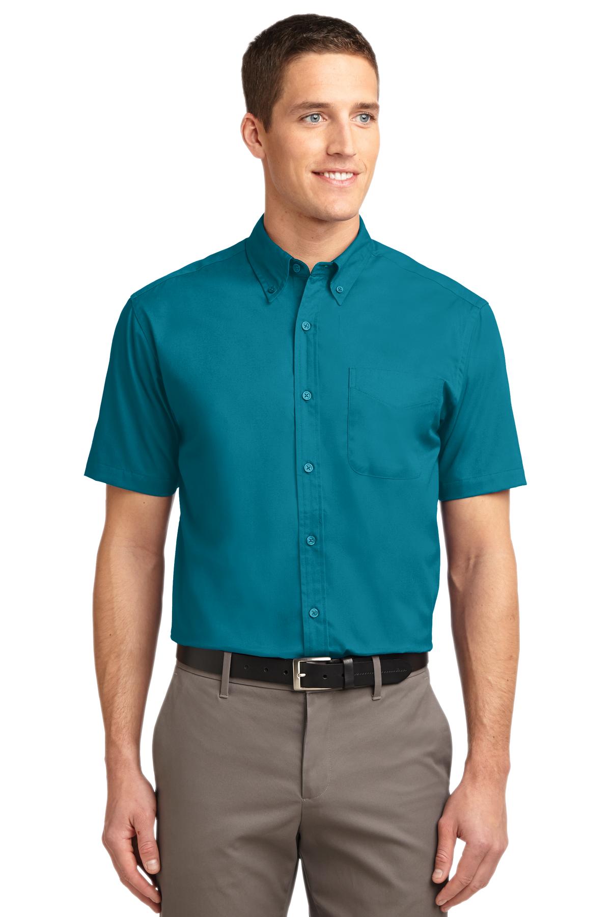 Port Authority Short Sleeve Easy Care Shirt – Teal Green