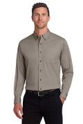 Port Authority Long Sleeve Twill Shirt – Khaki
