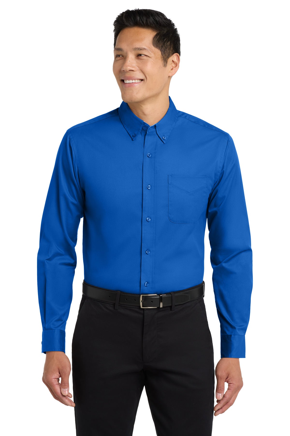 Port Authority Long Sleeve Easy Care Shirt – Strong Blue