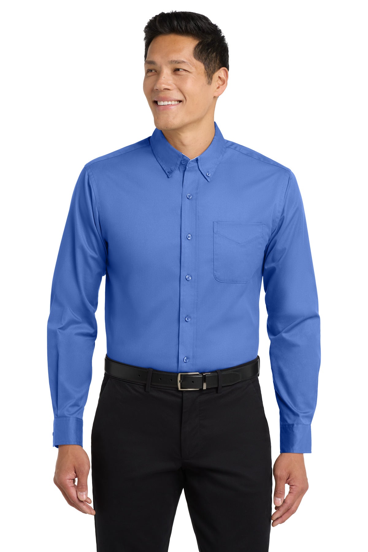Port Authority Long Sleeve Easy Care Shirt – Ultramarine Blue