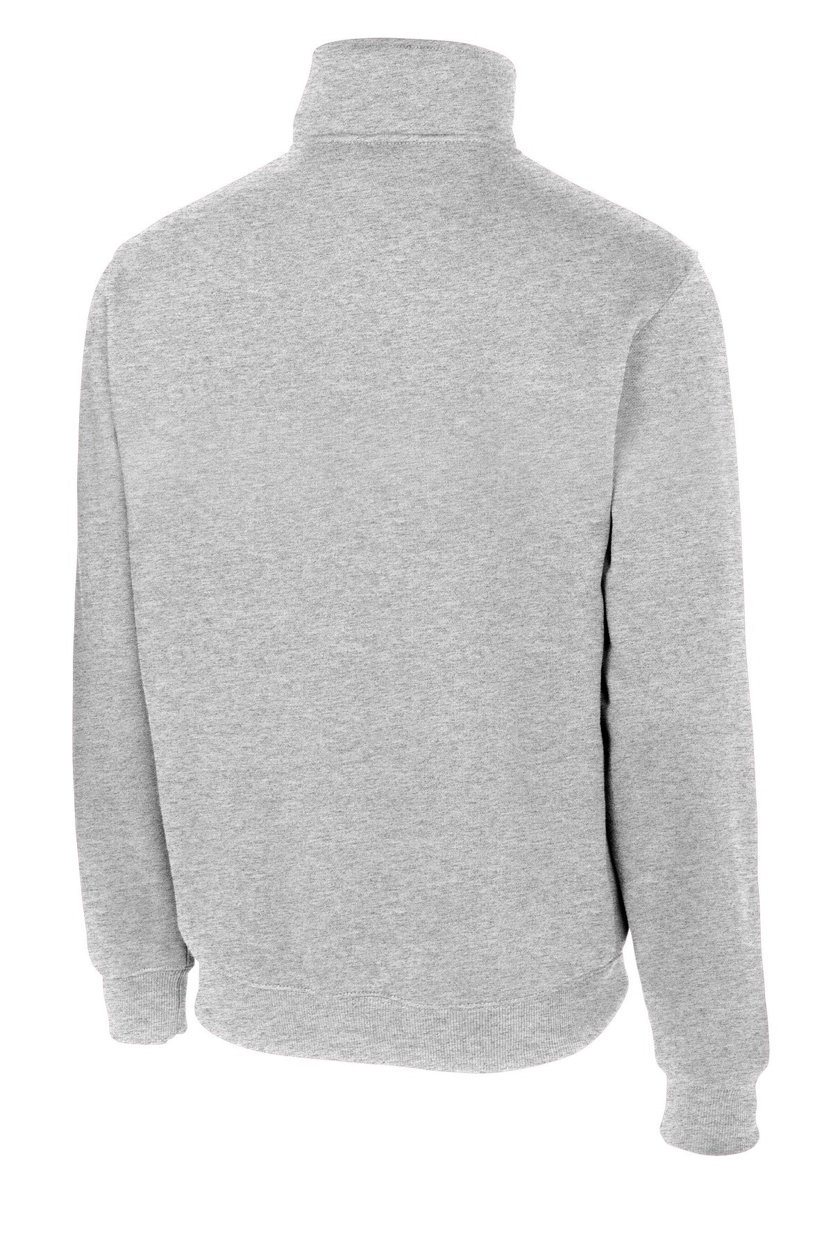 Sport-Tek 1/4-Zip Sweatshirt – Athletic Heather – flat back