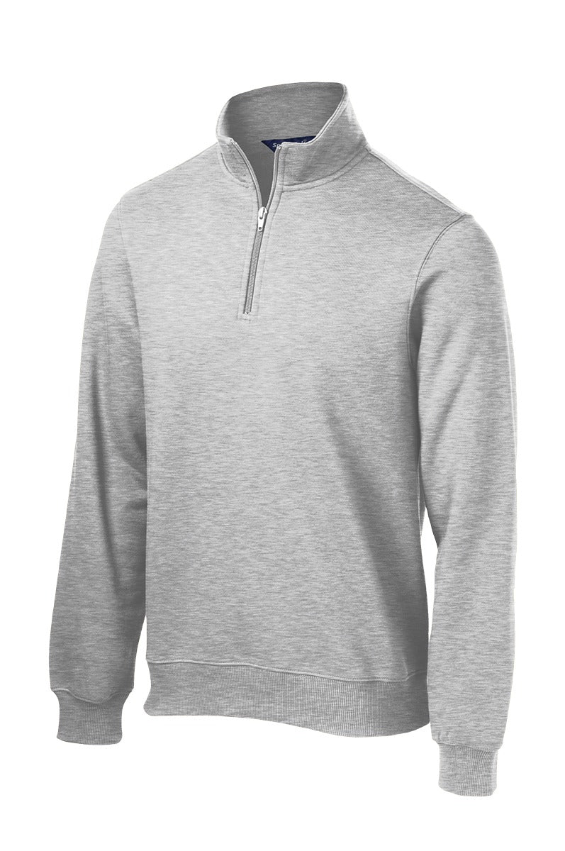 Sport-Tek 1/4-Zip Sweatshirt – Athletic Heather – flat front