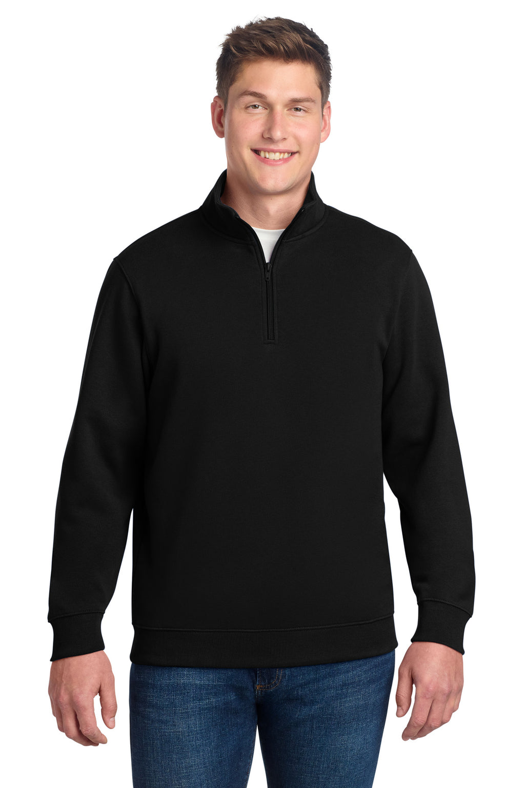 Sport-Tek 1/4-Zip Sweatshirt – Black