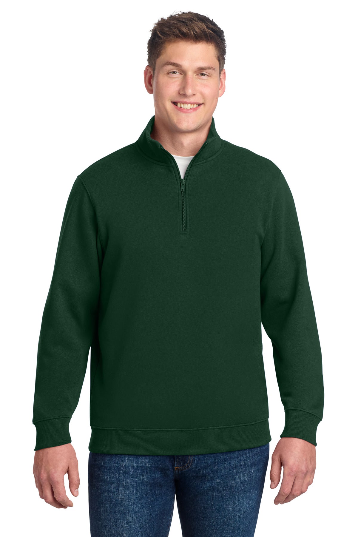 Sport-Tek 1/4-Zip Sweatshirt – Forest Green