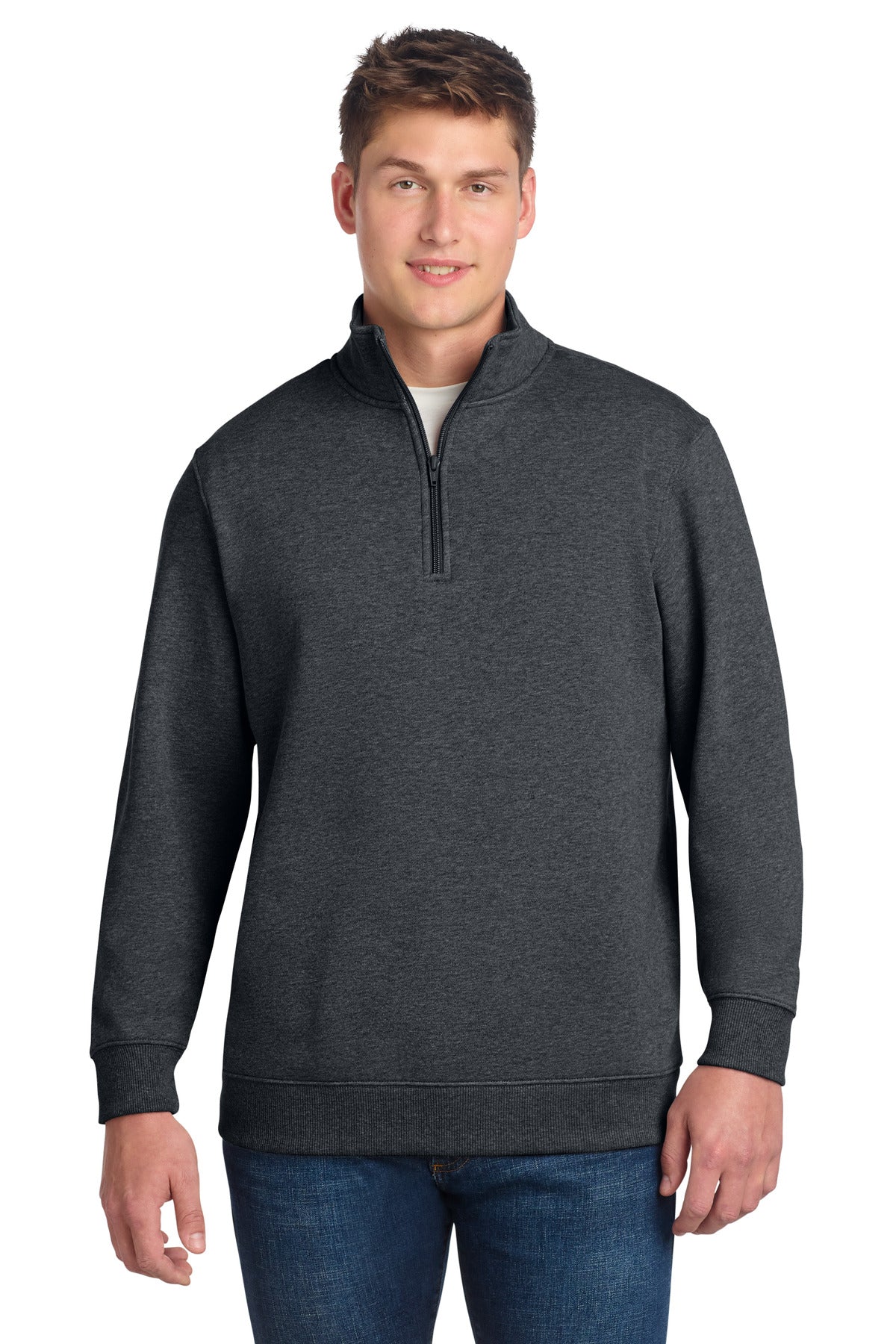Sport-Tek 1/4-Zip Sweatshirt – Graphite Heather