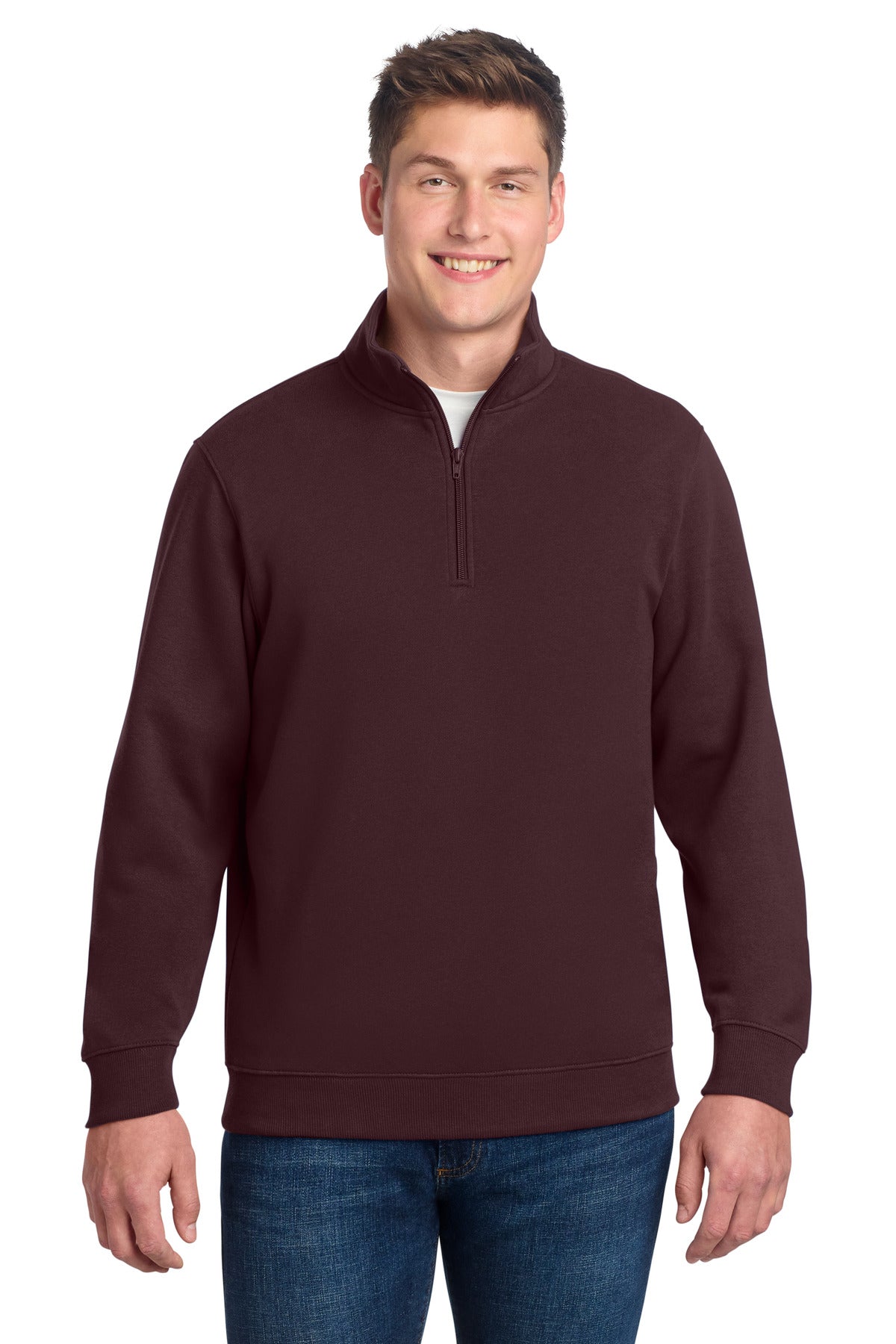 Sport-Tek 1/4-Zip Sweatshirt – Maroon