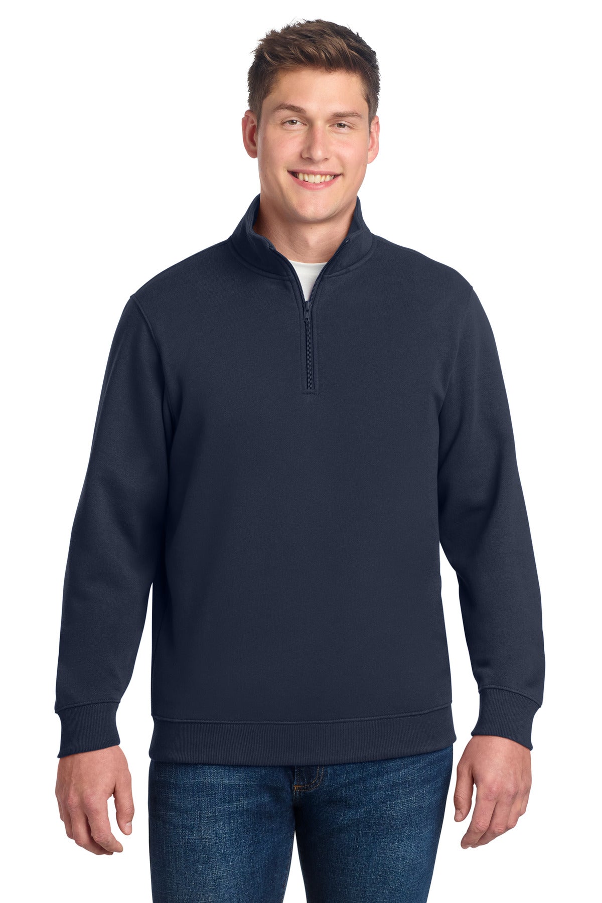 Sport-Tek 1/4-Zip Sweatshirt – True Navy