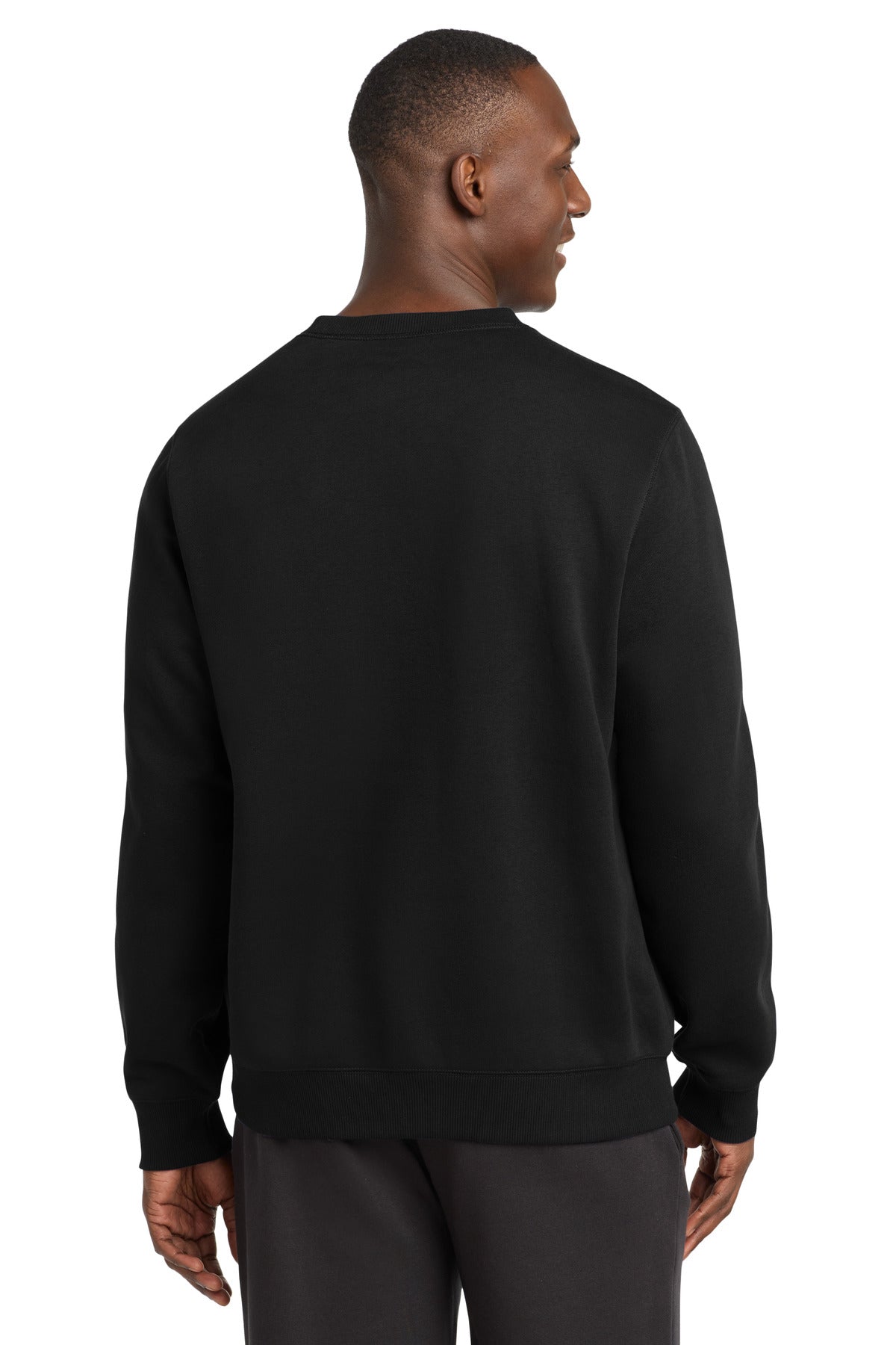 Sport-Tek Crewneck Sweatshirt – Black – back