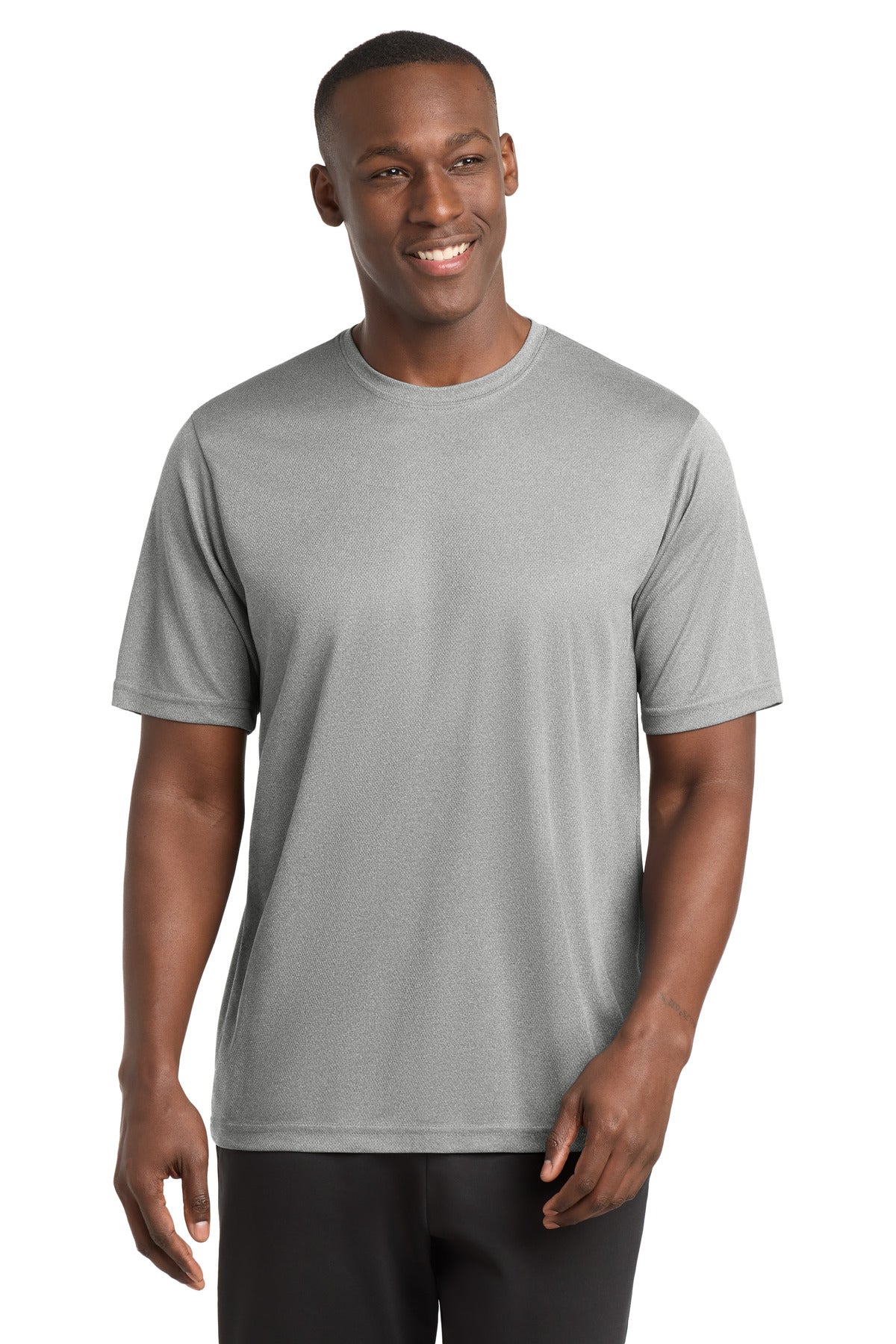 Sport-Tek PosiCharge RacerMesh Tee – Grey Heather