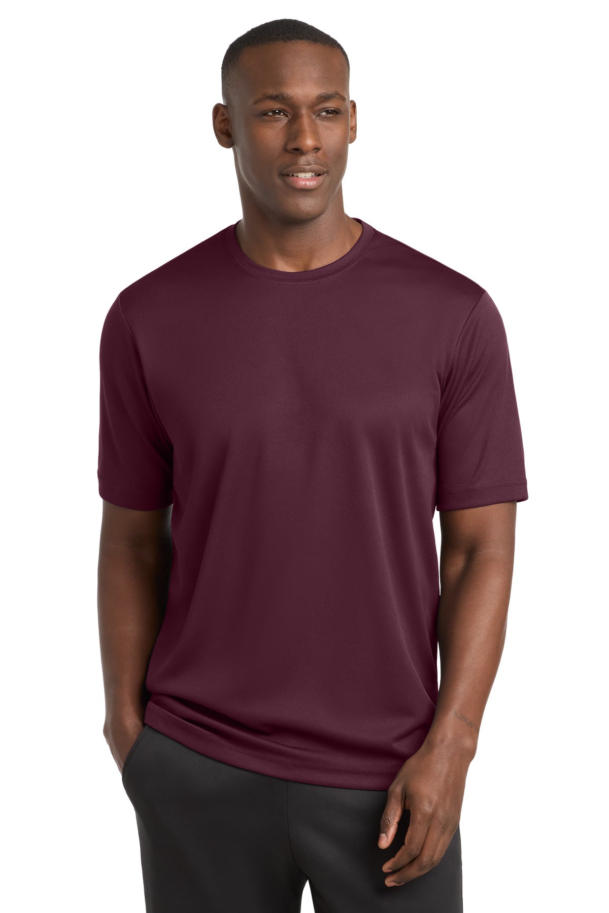 Sport-Tek PosiCharge RacerMesh Tee – Maroon