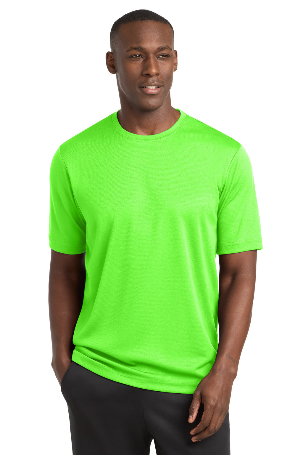 Sport-Tek PosiCharge RacerMesh Tee – Neon Green