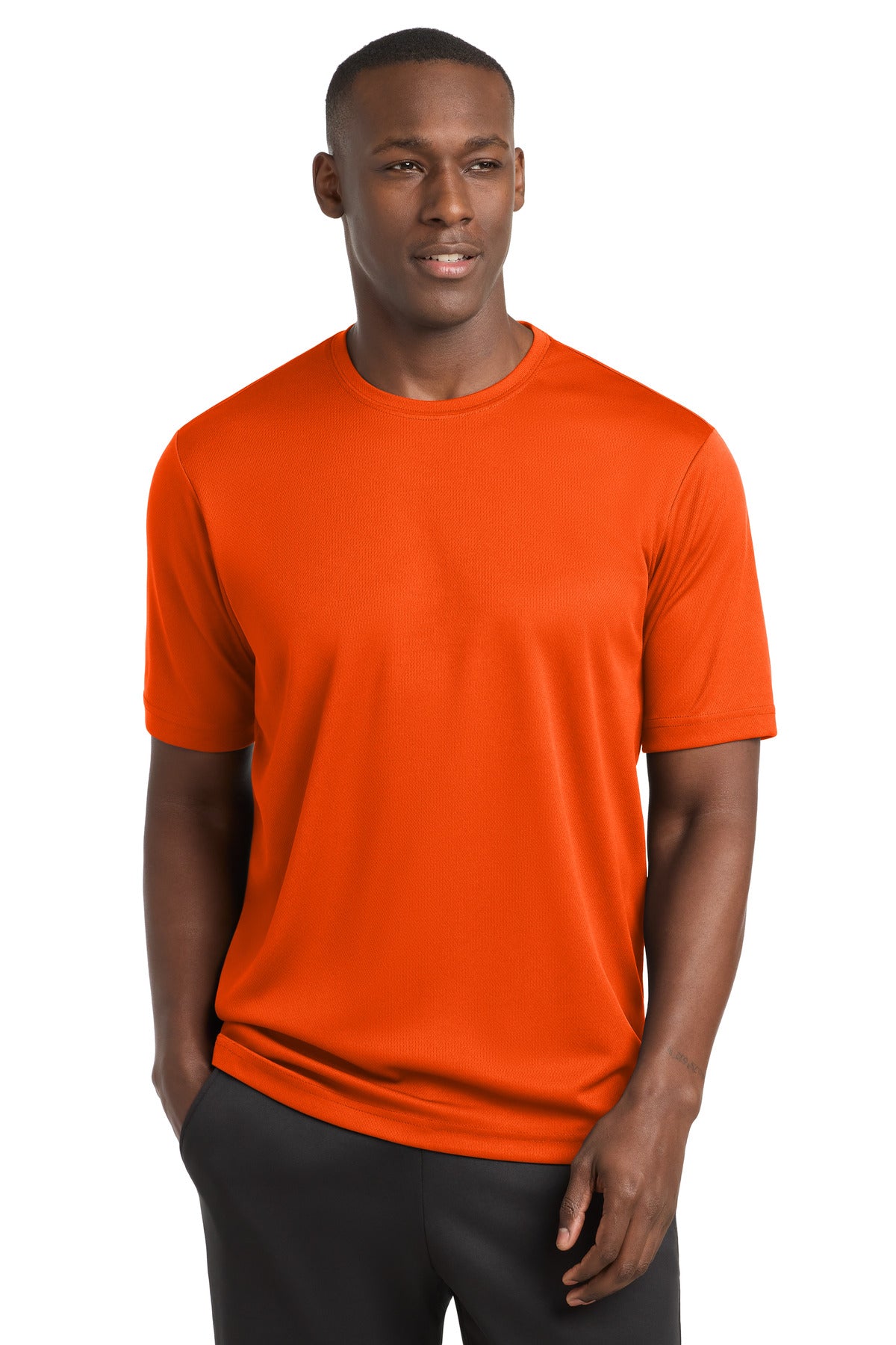 Sport-Tek PosiCharge RacerMesh Tee – Neon Orange