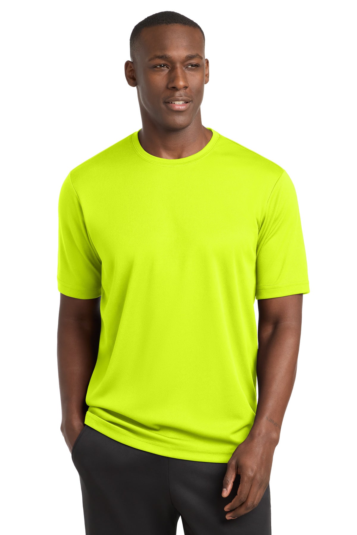 Sport-Tek PosiCharge RacerMesh Tee – Neon Yellow
