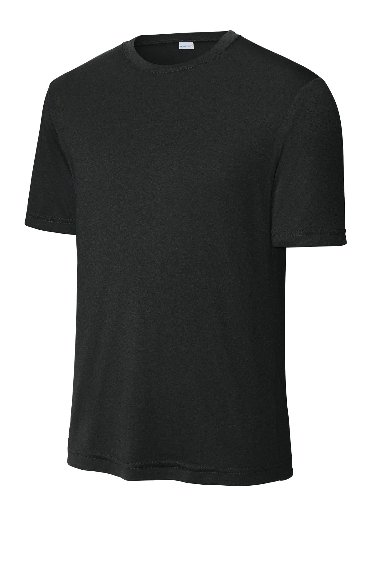 Sport-Tek PosiCharge Competitor Tee – Black – flat front