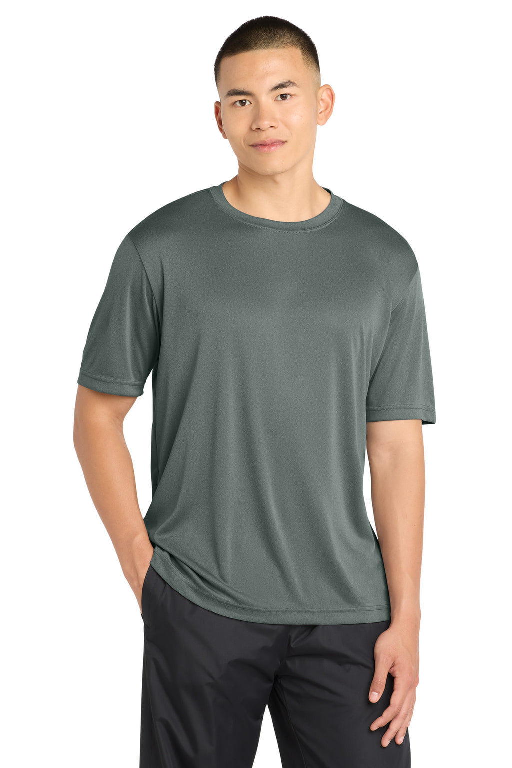 Sport-Tek PosiCharge Competitor Tee – Grey Concrete Heather