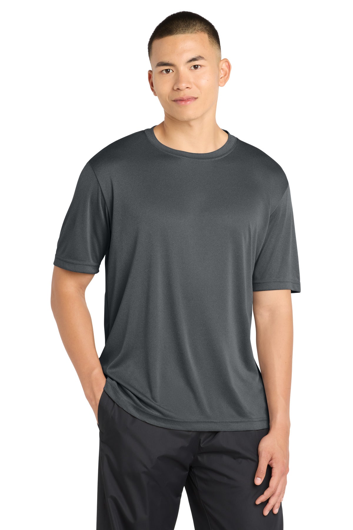 Sport-Tek PosiCharge Competitor Tee – Iron Grey Heather