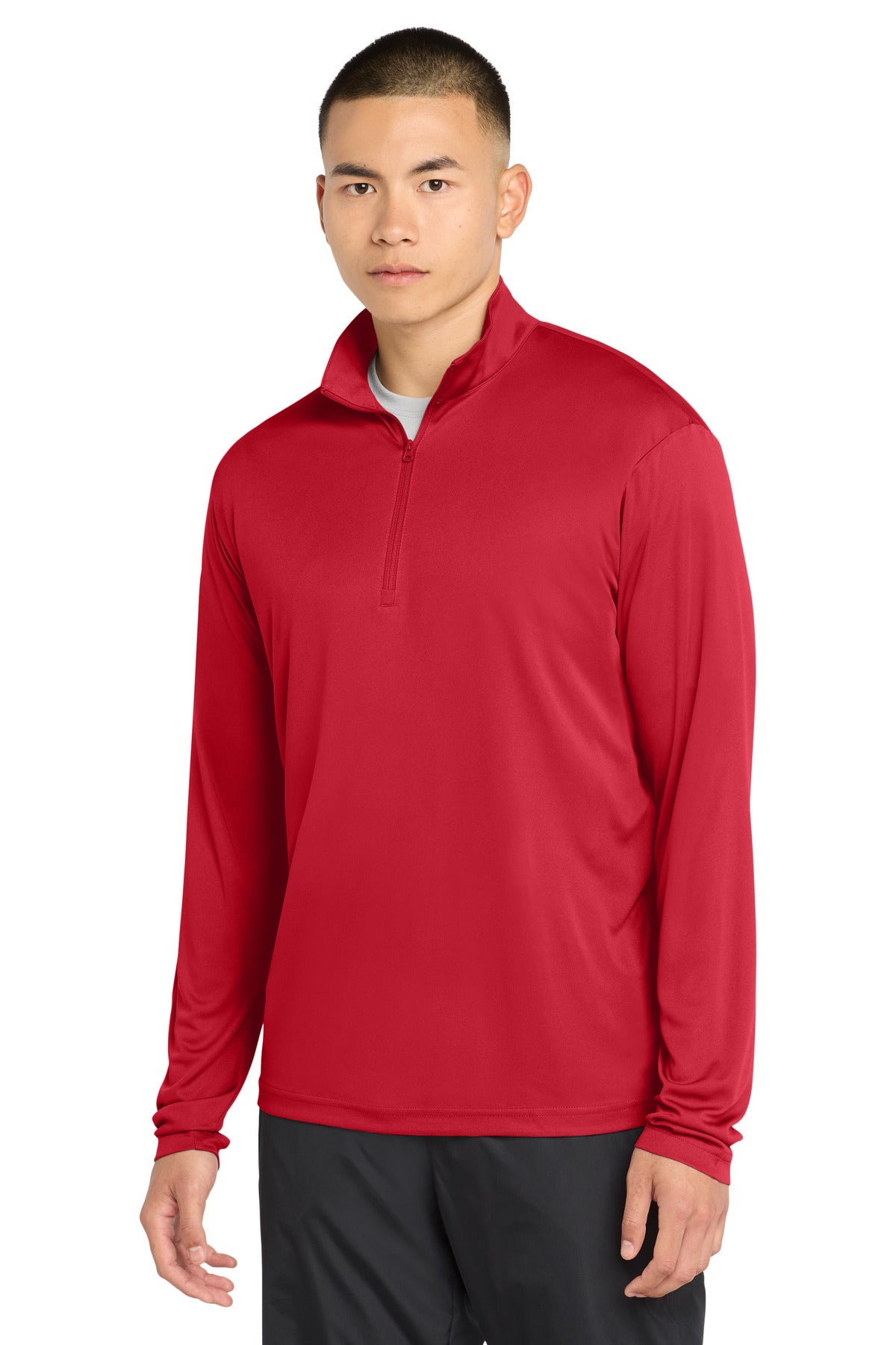 Sport-Tek PosiCharge Competitor 1/4-Zip Pullover – True Red