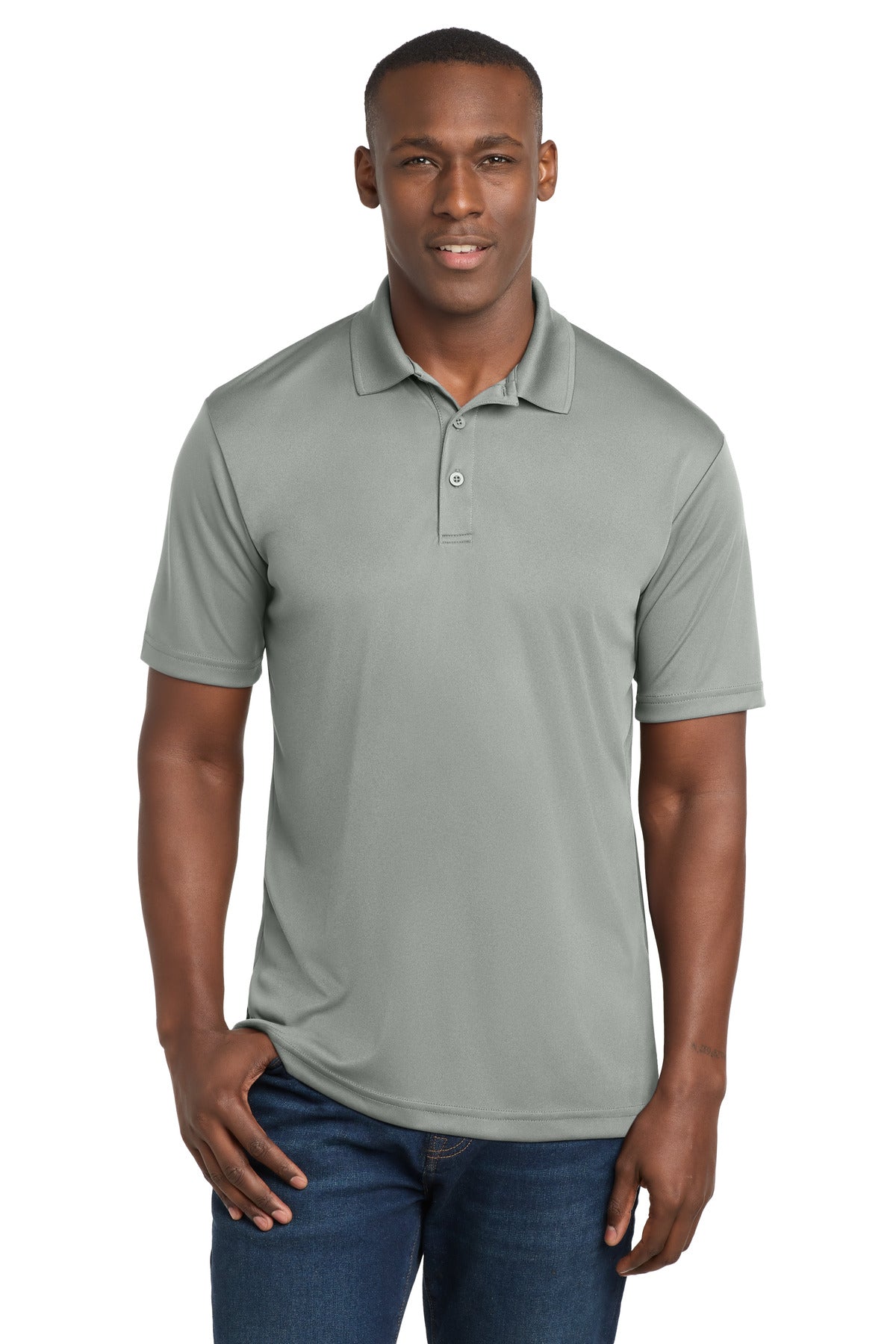 Sport-Tek PosiCharge Competitor Polo – Silver