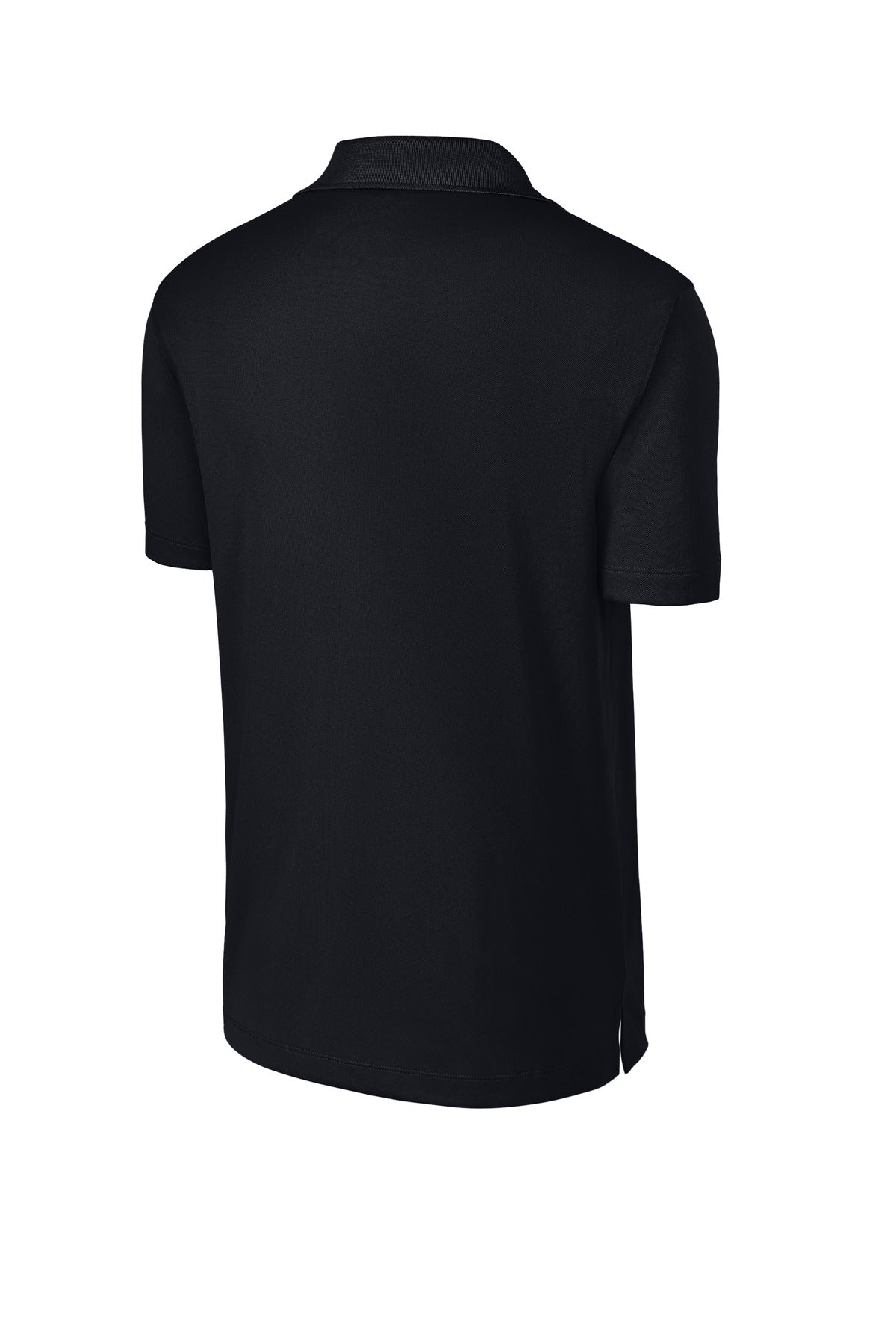 Sport-Tek Micropique Sport-Wick Polo – Black – flat back