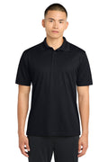 Sport-Tek Micropique Sport-Wick Polo – Black – front