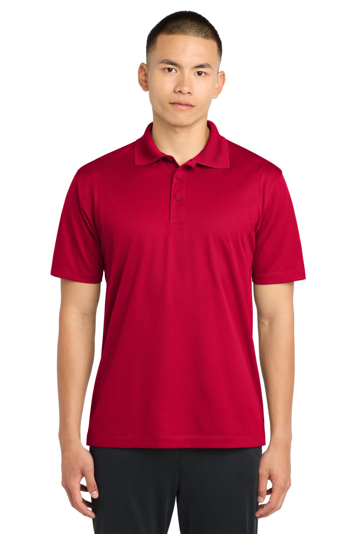 Sport-Tek Micropique Sport-Wick Polo – Deep Red