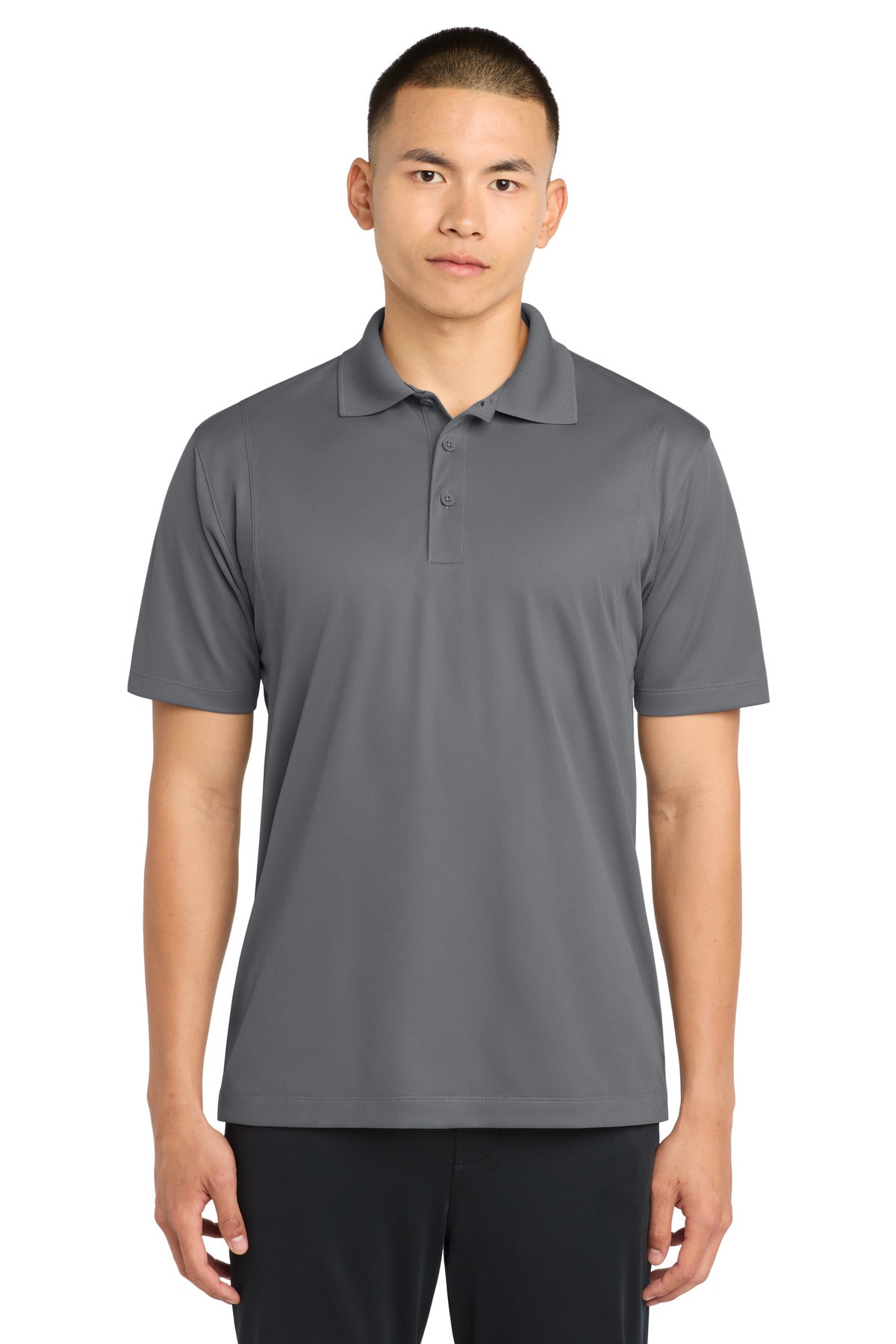 Sport-Tek Micropique Sport-Wick Polo – Grey Concrete