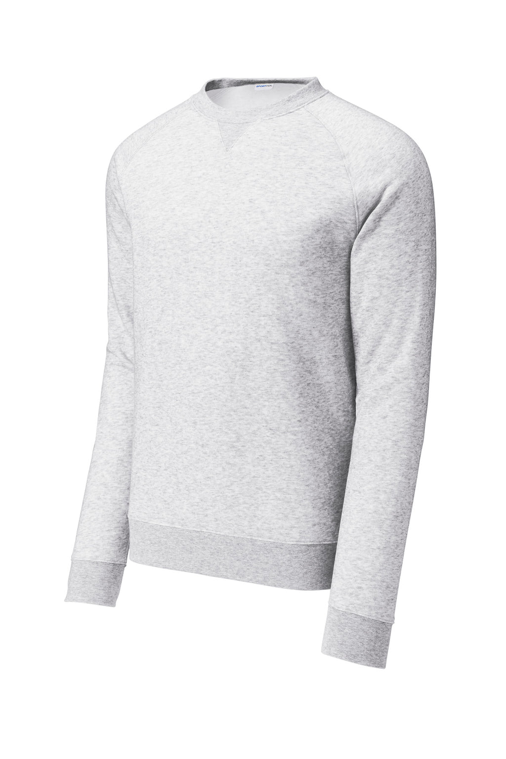 Sport-Tek Drive Fleece Crewneck – Athletic Heather – flat front