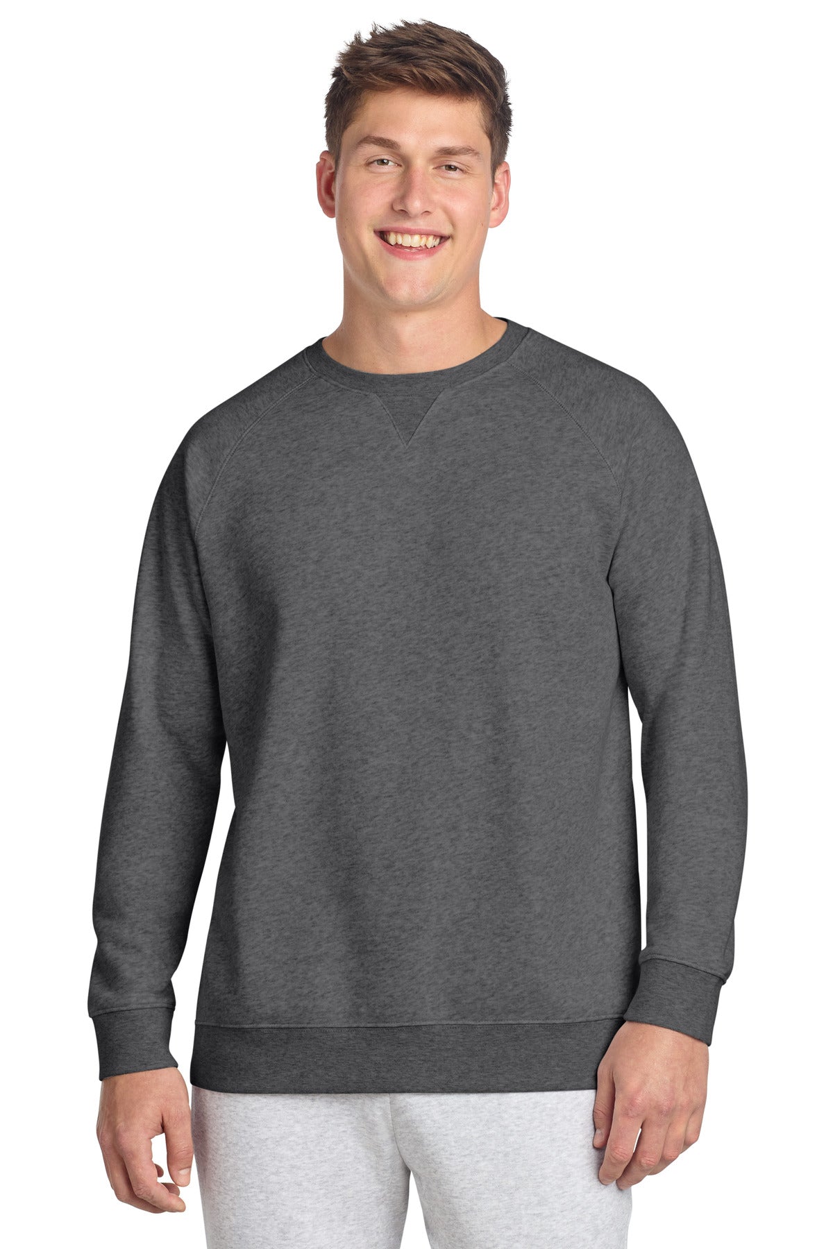 Sport-Tek Drive Fleece Crewneck – Graphite Heather