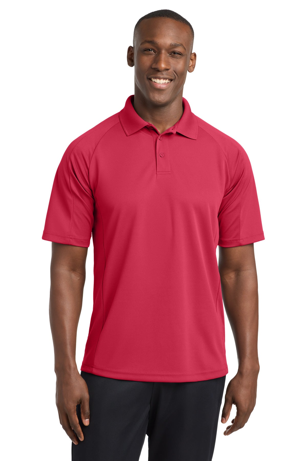 Sport-Tek Dri-Mesh Pro Polo – Engine Red