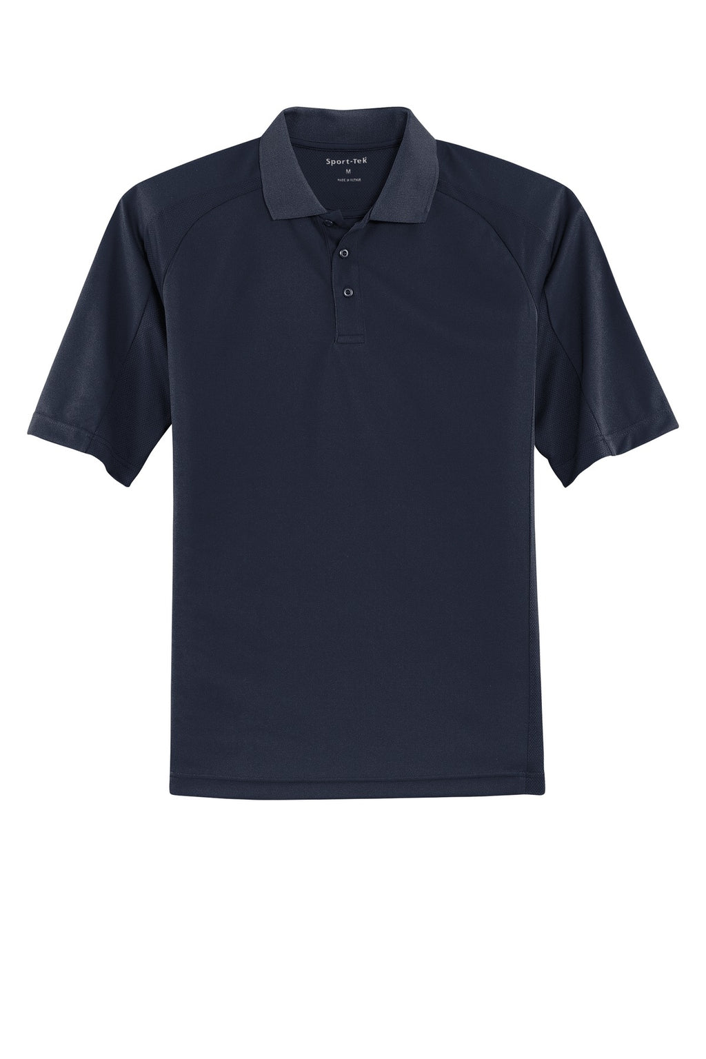 Sport-Tek Dri-Mesh Pro Polo – Navy – flat front