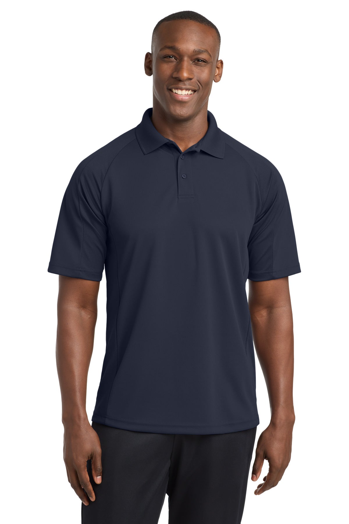 Sport-Tek Dri-Mesh Pro Polo – Navy – front