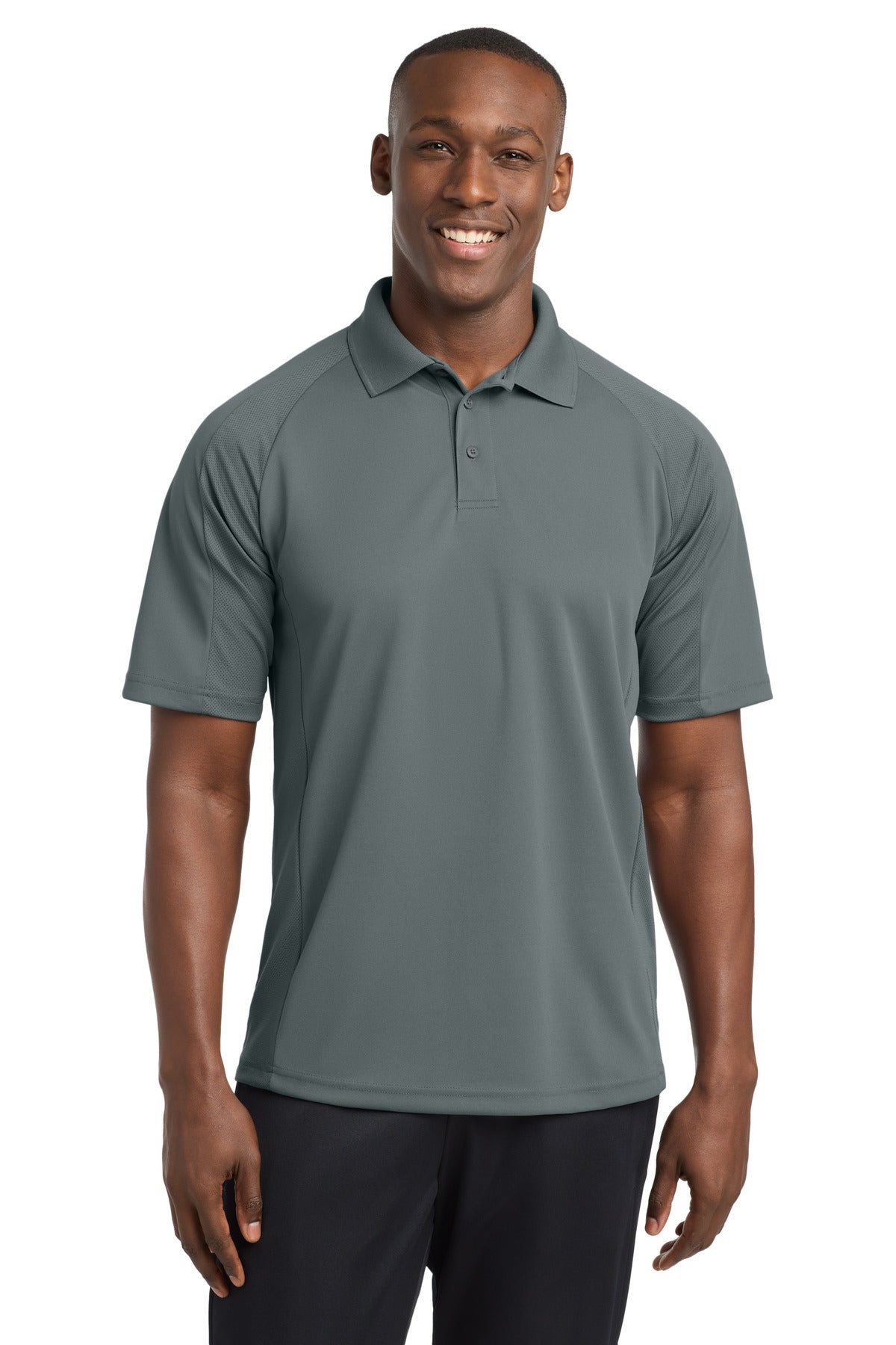 Sport-Tek Dri-Mesh Pro Polo – Steel