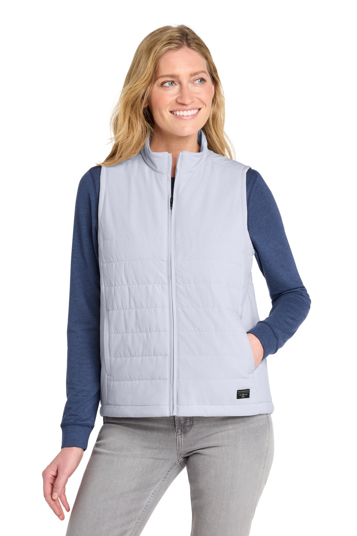TravisMathew Women's Cold Bay Vest – Microchip Grey