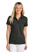 TravisMathew Women's Sunnyvale Polo – Black Heather