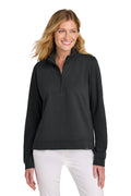 TravisMathew Women's Coveside 1/2-Zip – Black