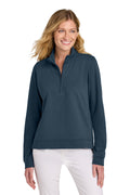 TravisMathew Women's Coveside 1/2-Zip – Blue Nights