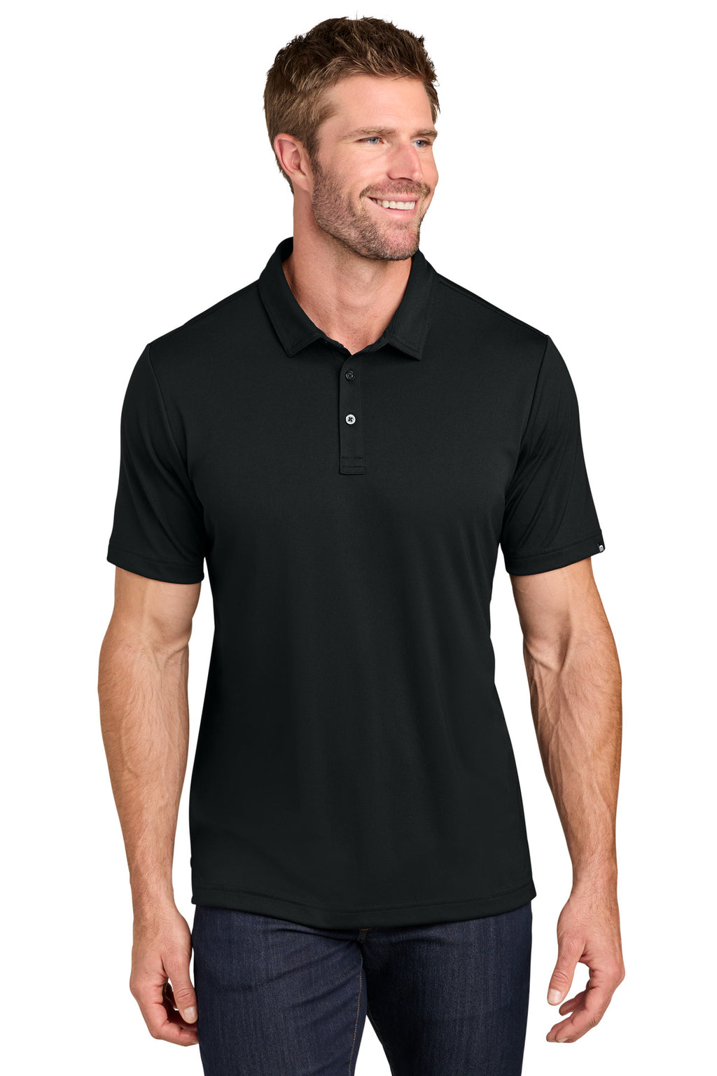 TravisMathew Coto Performance Polo – Black
