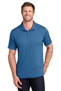 TravisMathew Coto Performance Polo – Brilliant Blue Heather