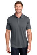 TravisMathew Coto Performance Polo – Quiet Shade Grey/ Black