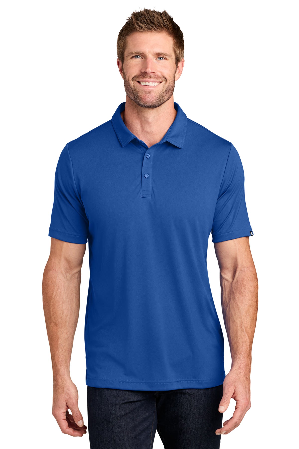 TravisMathew Coto Performance Polo – Royal Blue