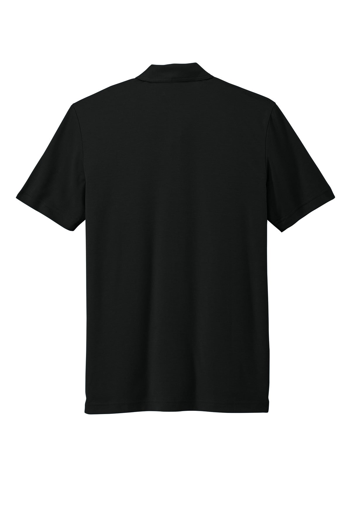 TravisMathew Oceanside Solid Polo – Black – flat back