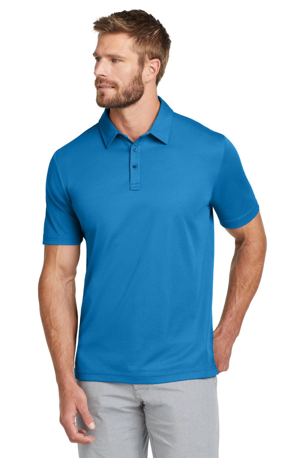 TravisMathew Oceanside Solid Polo – Classic Blue