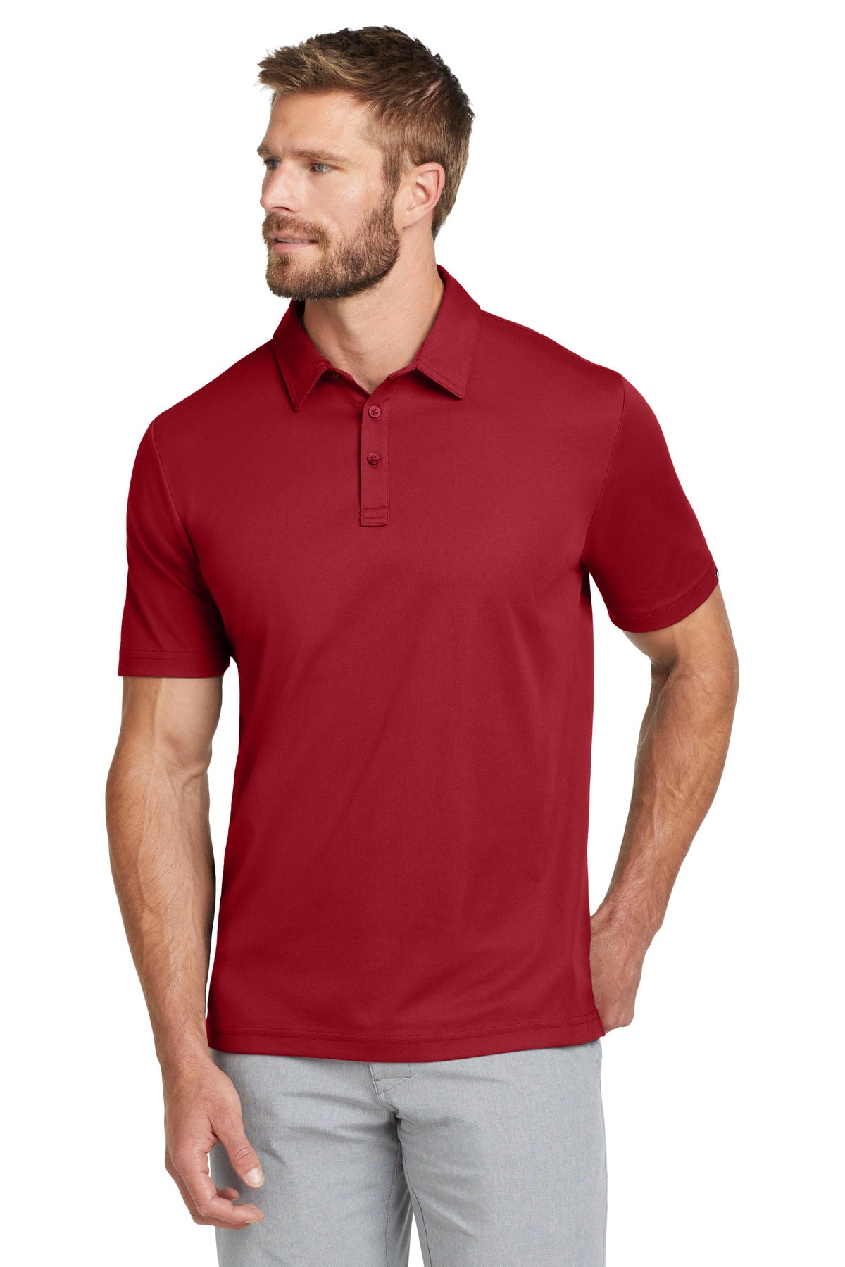 TravisMathew Oceanside Solid Polo – Scooter Red