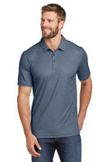 TravisMathew Oceanside Heather Polo – Blue Nights Heather – front