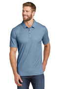TravisMathew Oceanside Heather Polo – Classic Blue Heather