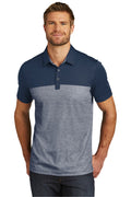 TravisMathew Oceanside Blocked Polo – Blue Nights/Blue Nights Heather